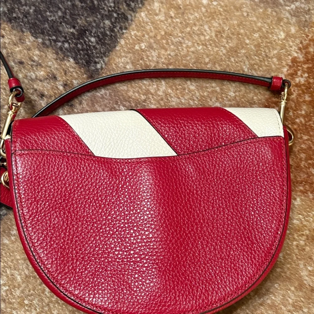 Coach Ellen Red and Cream Crossbody Bag NWOT - Picture 6 of 11